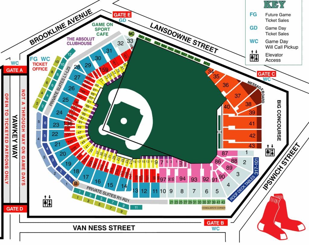 Fenway chèz kat jeyografik