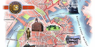 Libète kat jeyografik santye Boston